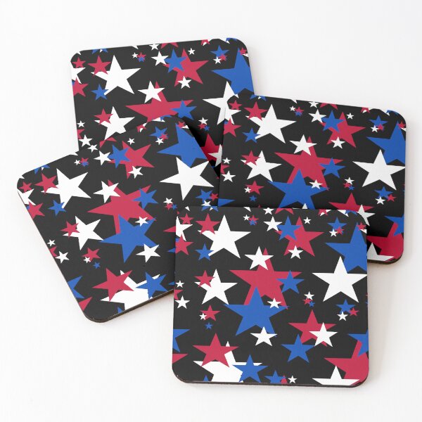 Item preview, Red, White and Blue Stars designed and sold by MellowCat.