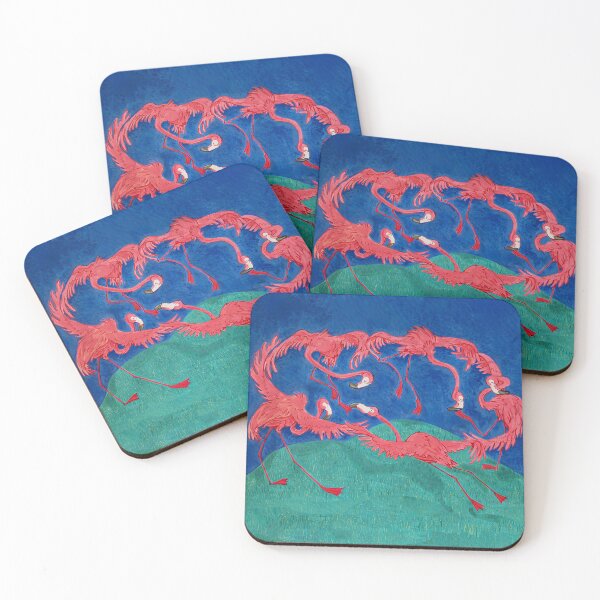 Item preview, flying pink flamingo dancing designed and sold by Mevissart.