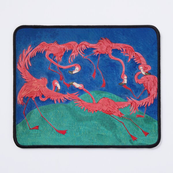 Item preview, flying pink flamingo dancing designed and sold by Mevissart.