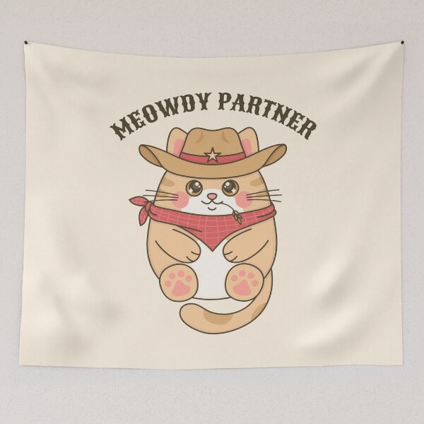 Item preview, Meowdy Partner designed and sold by robyriker.