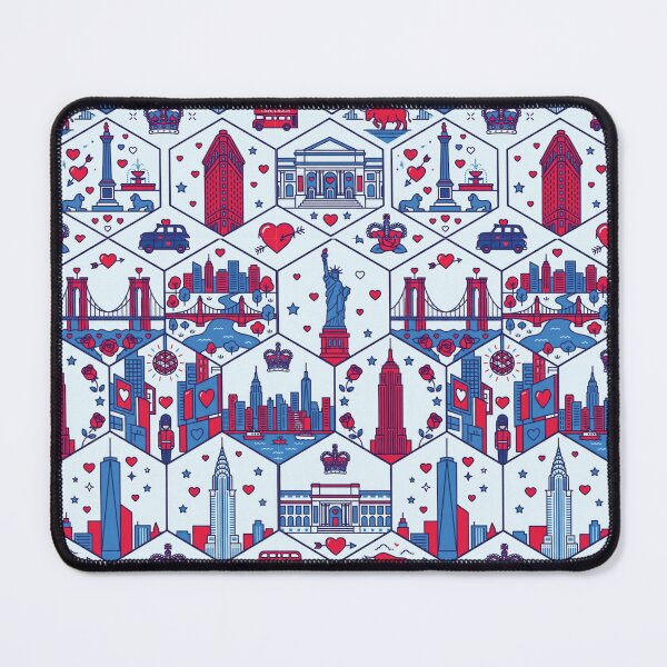 Item preview, Geometric New York City Landmark Mosaic Illustration designed and sold by DGtaLrtcom.
