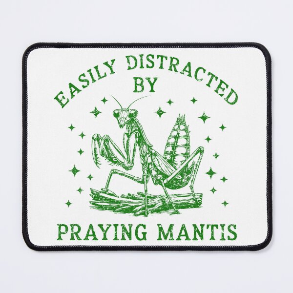 Item preview, Easily Distracted By Praying Mantis Vintage Celestial Stars designed and sold by Dmetalx Art Apparel.