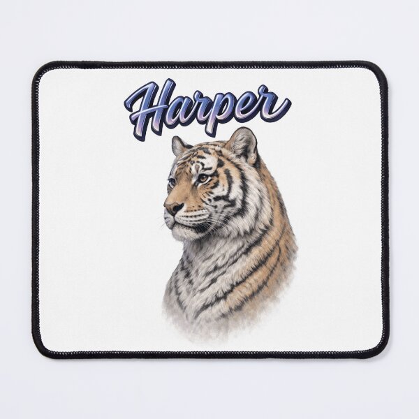 Item preview, Harper Tiger Zodiac — Courage, Power and Fearless Spirit of the Chinese Tiger designed and sold by AlexLineArt.