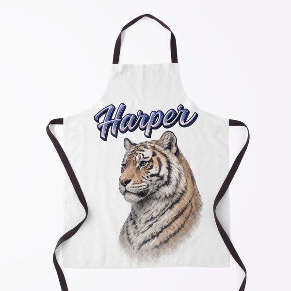 Item preview, Harper Tiger Zodiac — Courage, Power and Fearless Spirit of the Chinese Tiger designed and sold by AlexLineArt.