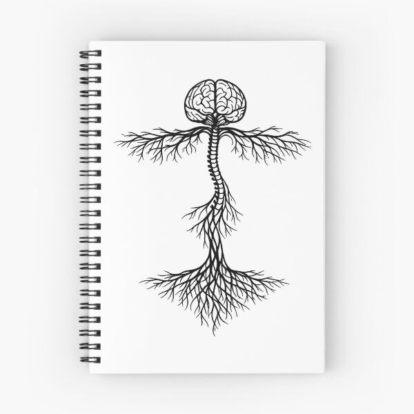 Item preview, Neural Root Spine Illustration designed and sold by ImagenFusionP.