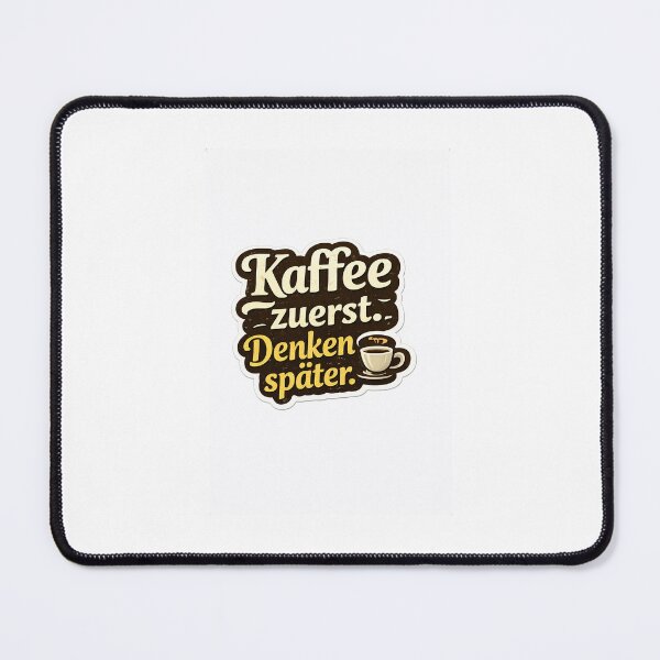 Item preview, Coffee first, think later – Funny coffee saying designed and sold by Aloe86.