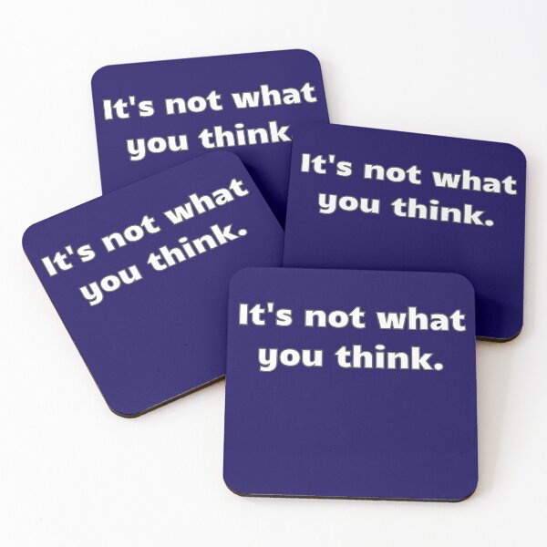 Item preview, Funny British Accent "It's not what you think" designed and sold by JaroCreates.
