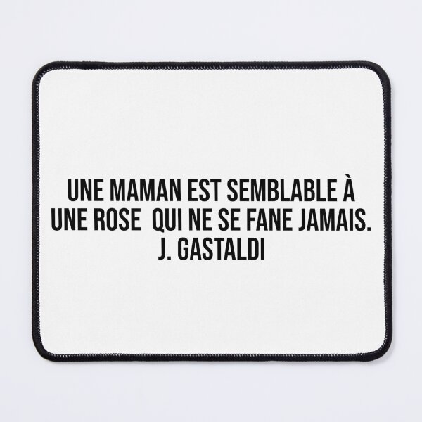Item preview, Une maman est semblable à une rose designed and sold by LiteraryQuotes.
