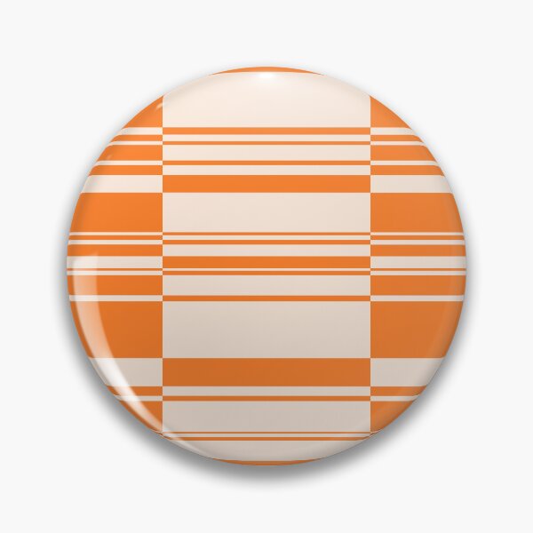 Item preview, Retro Minimal Orange and Cream Stripe 1 designed and sold by MellowCat.