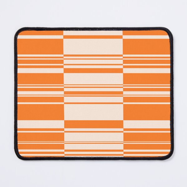 Item preview, Retro Minimal Orange and Cream Stripe 1 designed and sold by MellowCat.
