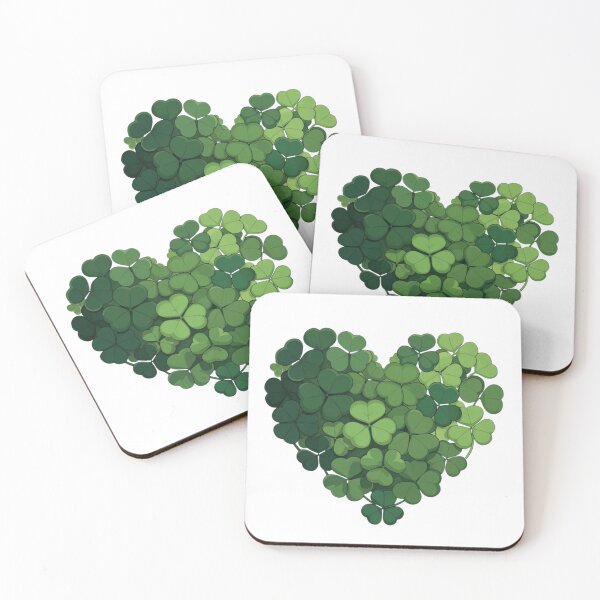 Artikelvorschau, Lucky Clover Heart Art entworfen und verkauft von Amevvoo.