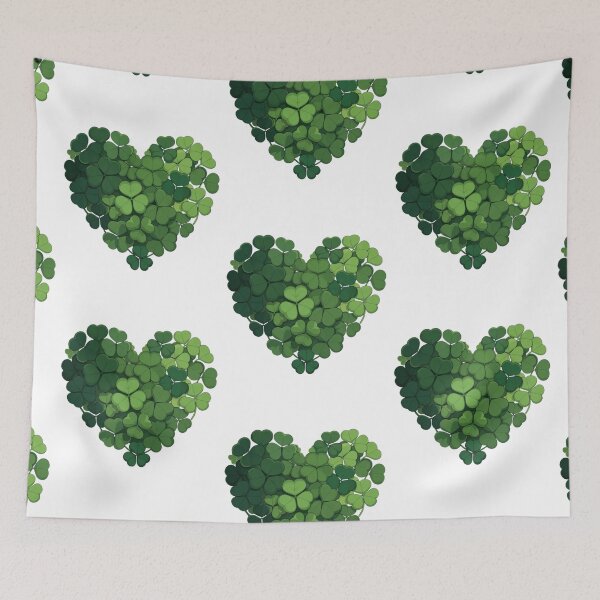 Item preview, Lucky Clover Heart Art designed and sold by Amevvoo.