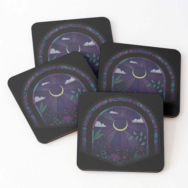 Item preview, Midnight Stained Glass Window, More light designed and sold by Faeluna-Art.