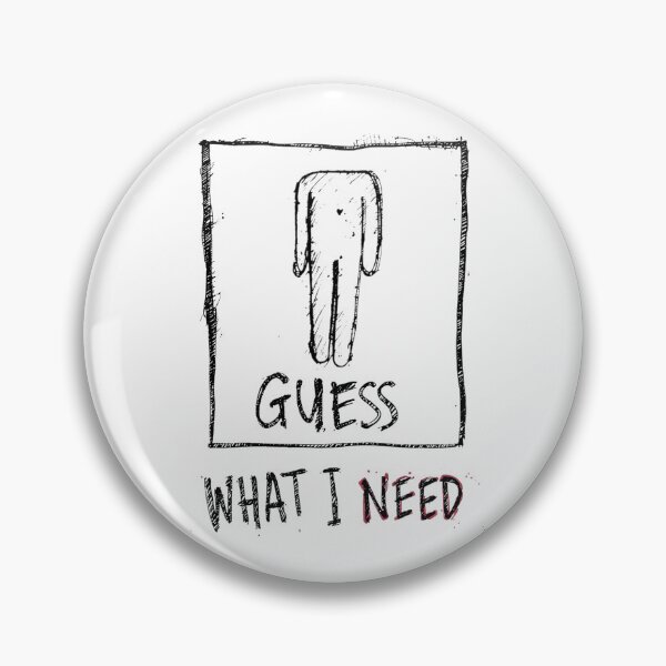 Item preview, Guess What I Need Restroom Sign Funny Minimal designed and sold by LunaMagicStudio.