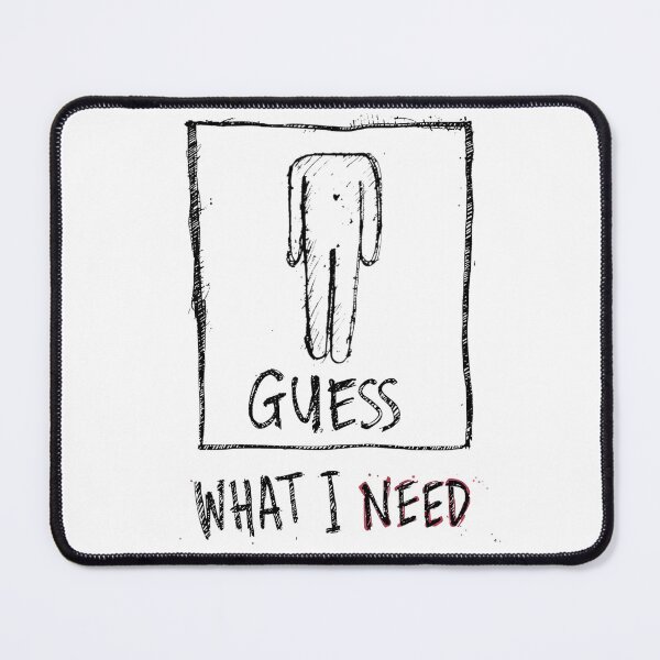 Item preview, Guess What I Need Restroom Sign Funny Minimal designed and sold by LunaMagicStudio.