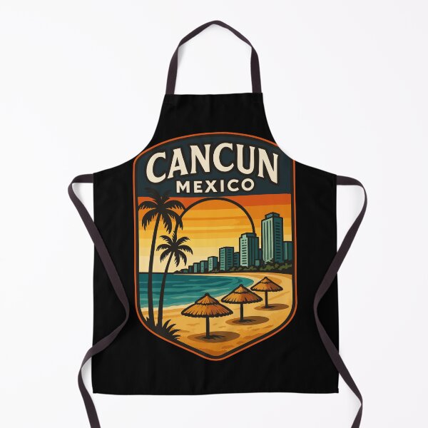 Item preview, Cancun Mexico Retro Travel designed and sold by TomFrontierArt.