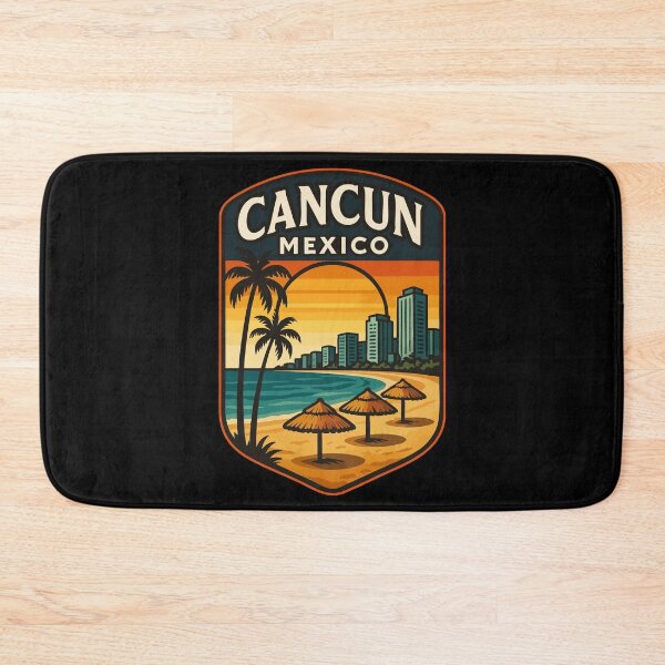 Item preview, Cancun Mexico Retro Travel designed and sold by TomFrontierArt.