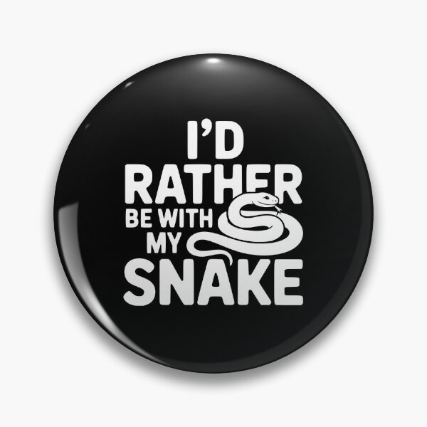 Item preview, I’d Rather Be With My Snake designed and sold by theartfulaspie.