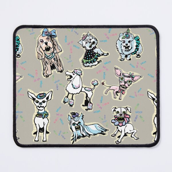 Item preview, Mad toy dogs wearing a bow designed and sold by Mevissart.