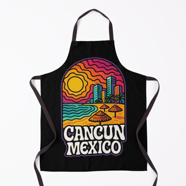 Item preview, Cancun Mexico Trippy Art Travel designed and sold by TomFrontierArt.