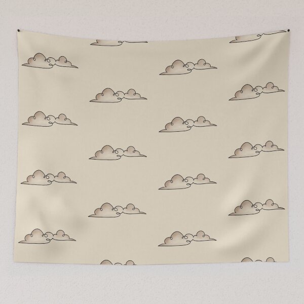 Item preview, Minimal Clouds – Aesthetic Line Art designed and sold by Barelythere2324.
