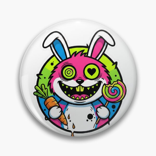 Item preview, Trippy Psycho Mutant Candy Bunny designed and sold by Brasuca's Art.