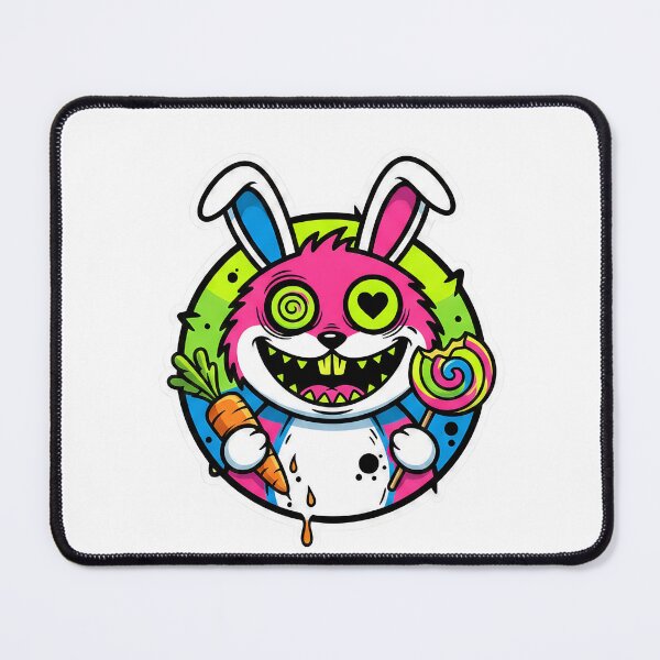 Item preview, Trippy Psycho Mutant Candy Bunny designed and sold by Brasuca's Art.