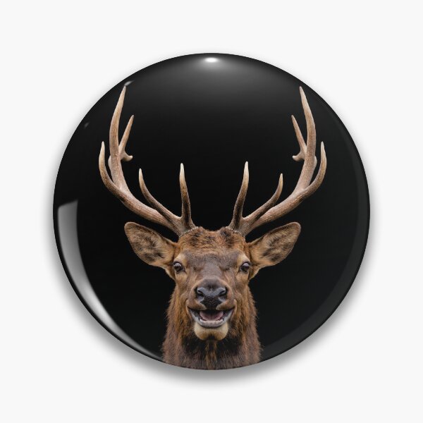 Item preview, Smiling Deer Buck Portrait | Funny Animal Art designed and sold by cabana.space.