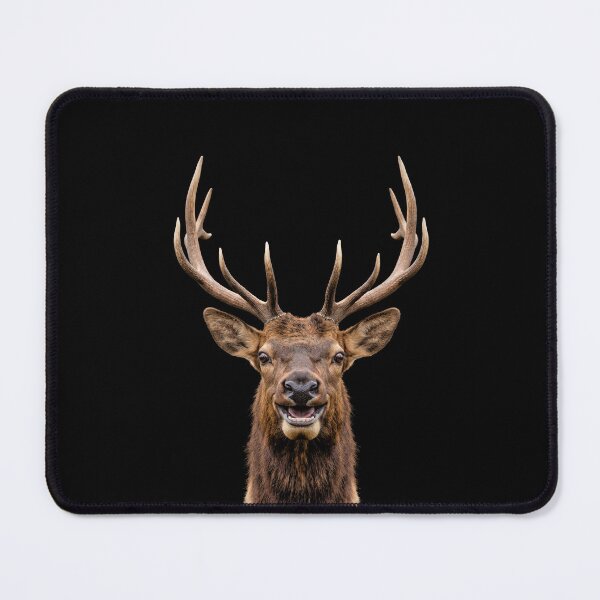 Item preview, Smiling Deer Buck Portrait | Funny Animal Art designed and sold by cabana.space.