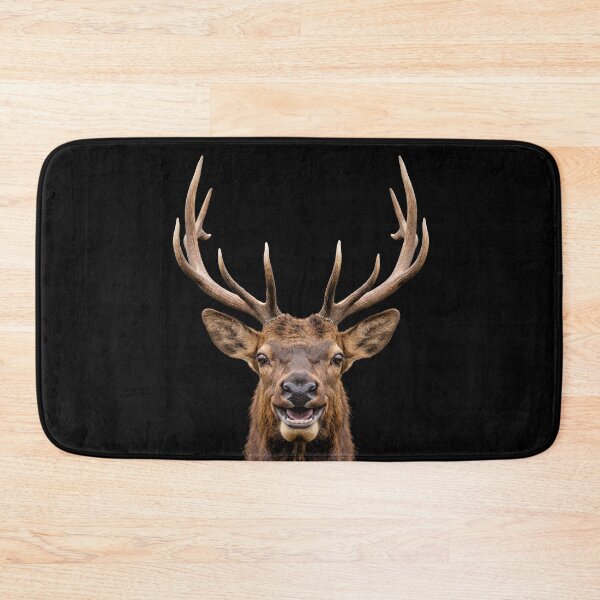 Item preview, Smiling Deer Buck Portrait | Funny Animal Art designed and sold by cabana.space.