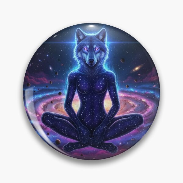 Item preview, Cosmic Wolf - Stella designed and sold by Cosmic Zoo.