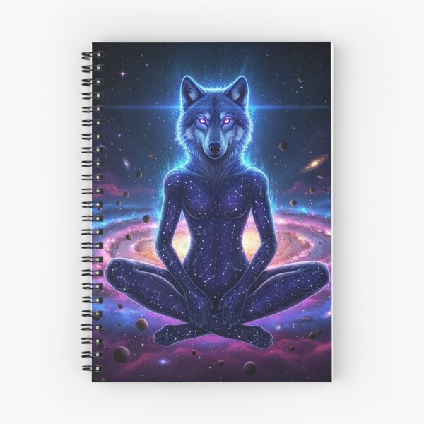 Item preview, Cosmic Wolf - Stella designed and sold by Cosmic Zoo.