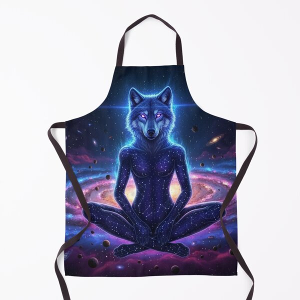 Item preview, Cosmic Wolf - Stella designed and sold by Cosmic Zoo.