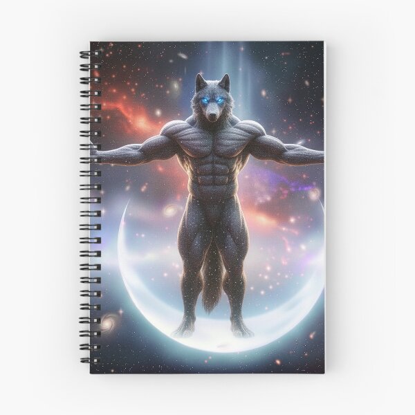 Item preview, Cosmic Wolf - Selene designed and sold by Cosmic Zoo.