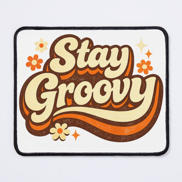 Item preview, Stay Groovy Retro 70s Typography designed and sold by avinigav.