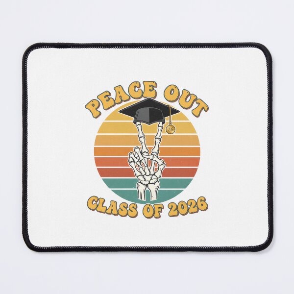 Item preview, Peace Out Class of 2026 Retro Skeleton Graduation designed and sold by Kvarny.