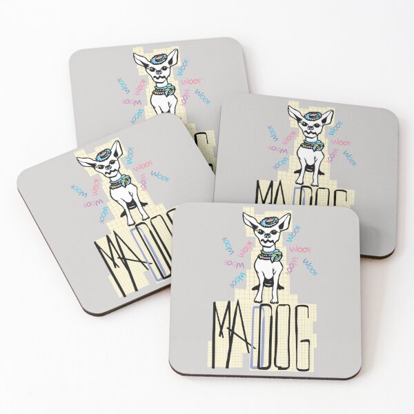 Item preview, Toy dog. Mad tiny dog illustration designed and sold by Mevissart.