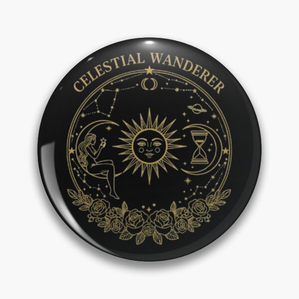 Item preview, Celestial Wanderer Shirt – Cosmic Moon & Stars Boho Tee – Spiritual Astral Traveler Vintage Aesthetic T-Shirt designed and sold by Ditstyle.