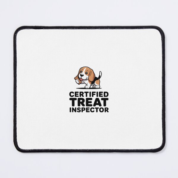 Item preview, Certified Treat Inspector – Funny Beagle Dog Lover Gift designed and sold by The Waggy Doodle.