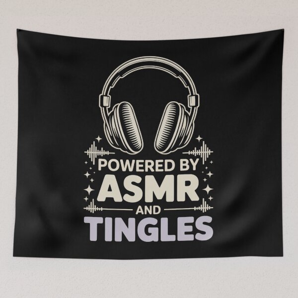 Item preview, Powered by ASMR and tingles designed and sold by NewRedLady.