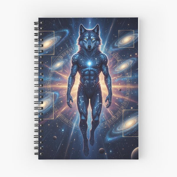 Item preview, Cosmic Wolf - Sagan designed and sold by Cosmic Zoo.