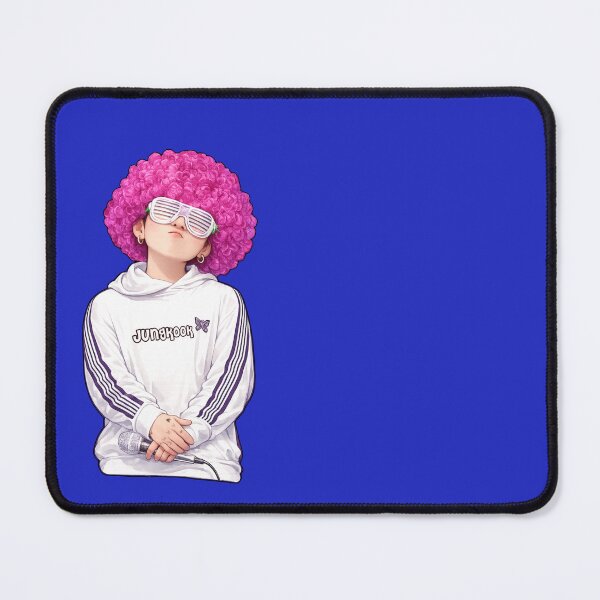 Item preview, BTS cute Jungkook | JK pink curly hair art | run bts show | BTS JK  designed and sold by moteesshop.