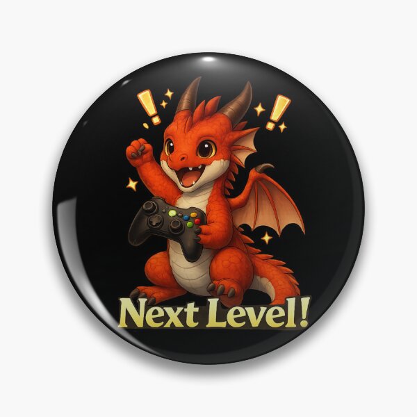 Item preview, Next Level Dragon – Cute Gamer Dragon designed and sold by Hatchling Hollow.