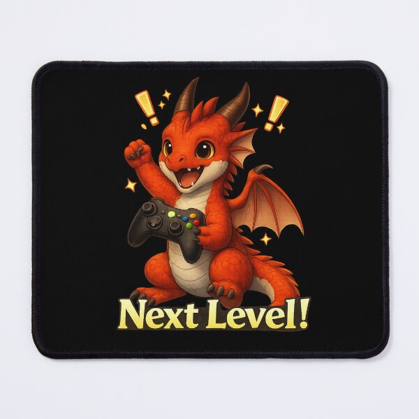 Item preview, Next Level Dragon – Cute Gamer Dragon designed and sold by Hatchling Hollow.