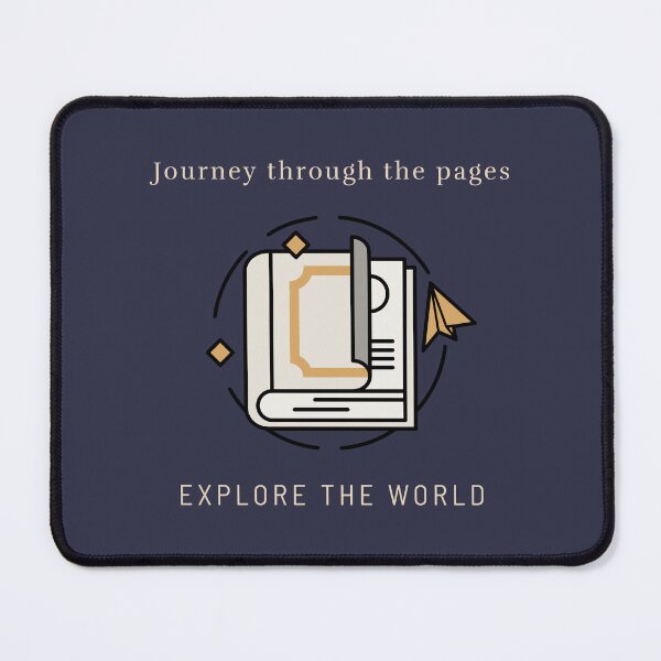 Item preview, Journey through the pages, Explore the world Travel Graphic designed and sold by Bold & Brewed.