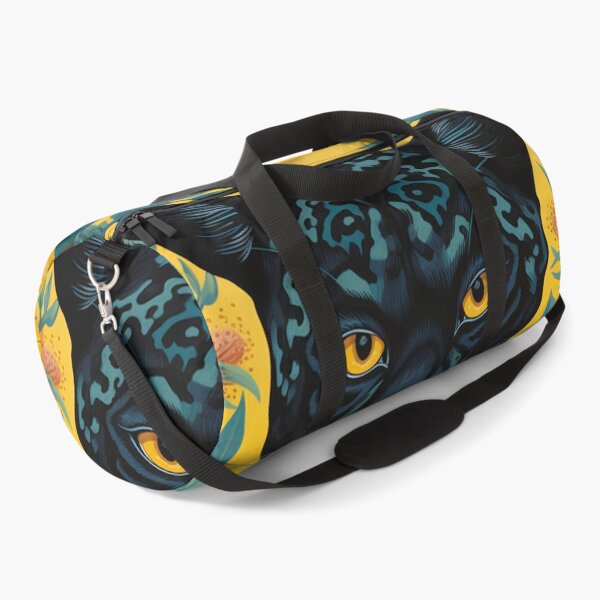 Item preview, Panther & Flowers Silk Art Graphic designed and sold by GrinGalore.
