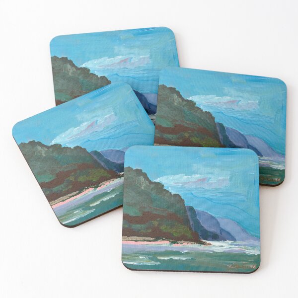 Item preview, Ke'e Beach Kauai designed and sold by lorafinelli.