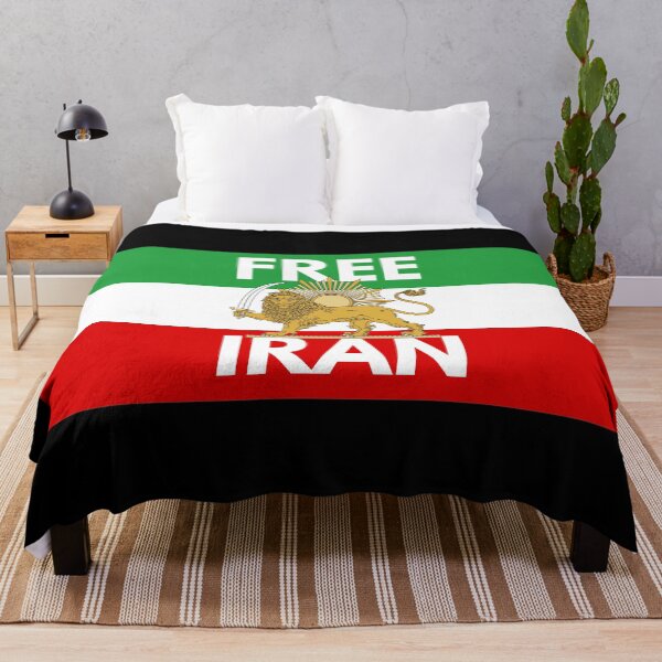 Item preview, GREEN WHITE AND RED FLAG WITH LION - IRAN FLAG WITH LION EMBLEM - FREE IRAN- SHIRO KHORSHID - LION AND SUN EMBLEM - IRAN PROTEST designed and sold by ProgressiveMob.