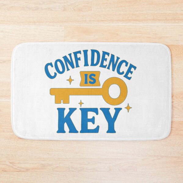 Item preview, Confidence is Key Self Empowerment Quote Motivational Wall Art Positive Affirmation Print Office Decor Personal Development Design designed and sold by Apotheosis by Irie Meraki.