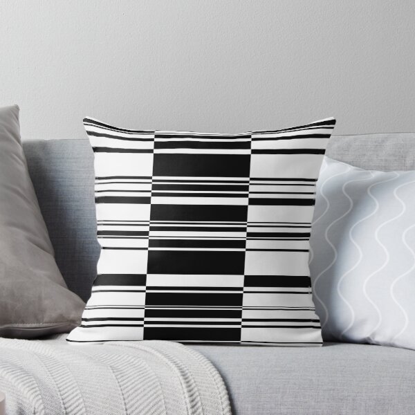 Item preview, Retro Minimal Black and White Stripe 2 designed and sold by MellowCat.